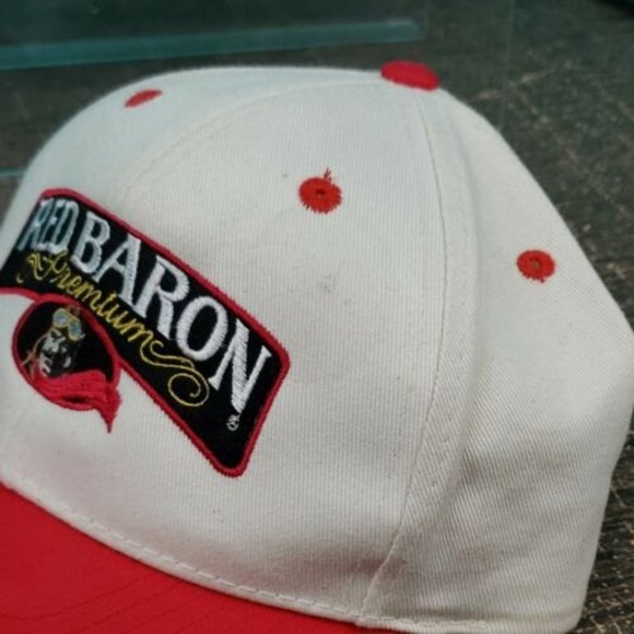 Trucker Hat Pizza Advertisement Red Baron Premium Toppers  Baseball Snapback Hat - Picture 11 of 11